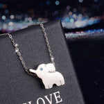 Colar elefante minimalista valor por defeito título
