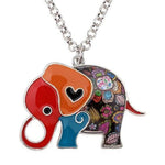 Colar elefante multicolorido valor por defeito título