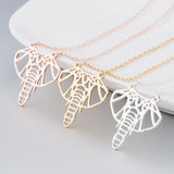 Colar elefante origami