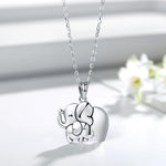 Colar elefante prata 925