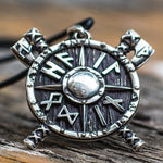 Colar escudo de odin prata valor por defeito título