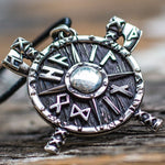 Colar escudo de odin prata valor por defeito título