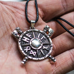 Colar escudo de odin prata valor por defeito título
