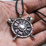 Colar escudo de odin prata valor por defeito título