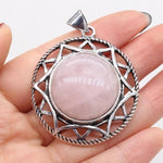 Colar estrela de quartzo rosa valor por defeito título