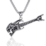 Colar guitarra caveira valor por defeito título