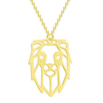 Colar leão feminino ouro