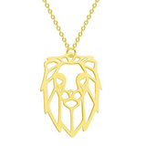 Colar leão feminino ouro