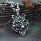 Colar lobo celta 50cm