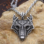 Colar lobo nórdico valor por defeito título