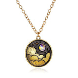 Colar lua design original ouro