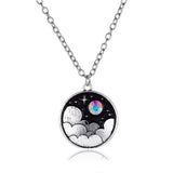 Colar lua design original prata