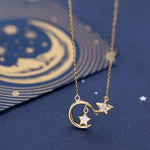 Colar lua e estrela