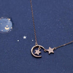 Colar lua e estrela