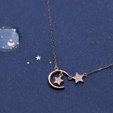 Colar lua e estrela