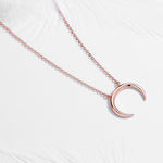 Colar lua ouro rosa título por defeito