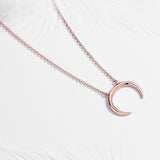 Colar lua ouro rosa título por defeito