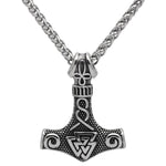 Colar martelo com símbolo valknut valor por defeito título