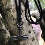 Colar martelo de thor viking aço valor por defeito título