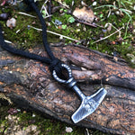 Colar martelo de thor viking aço valor por defeito título