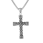 Colar masculino com cruz valor por defeito título