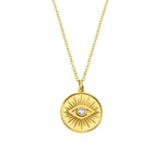 Colar olho celestial ouro
