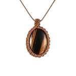 Colar olho de tigre oval valor por defeito título