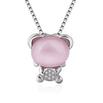 Colar panda cor-de-rosa cor de ouro branco / china