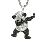 Colar panda criança hopea / corrente cubana / 29,5’’ / 75cm