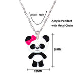 Colar panda menina panda kawaii