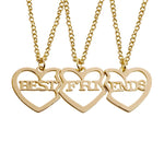 Colar para 3 amigas ouro