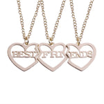 Colar para 3 amigas ouro rosa