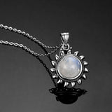 Colar pedra da lua vintage título por defeito