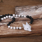 Colar raposa preto e branco valor por defeito título