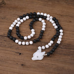 Colar raposa preto e branco valor por defeito título