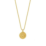 Colar retro sol dourado valor por defeito título