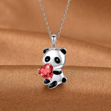 Colar romântico panda
