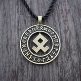 Colar runa othala bronze