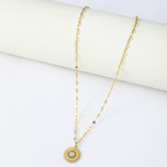 Colar sol dourado vintage valor por defeito título
