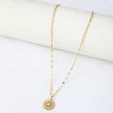 Colar sol dourado vintage valor por defeito título