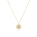 Colar sol dourado vintage valor por defeito título