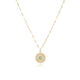 Colar sol dourado vintage valor por defeito título