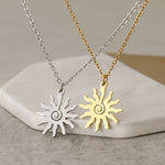 Colar sol feminino