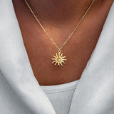 Colar sol feminino