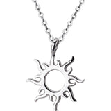 Colar sol prata valor por defeito título