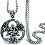Colar triquetra prata