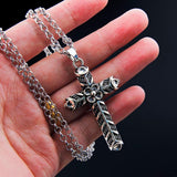 Colar viking cruz athelstan valor por defeito título