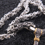 Colar viking jarl valor por defeito título