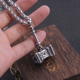 Colar viking símbolo do martelo