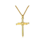 Collar crucifixo ouro